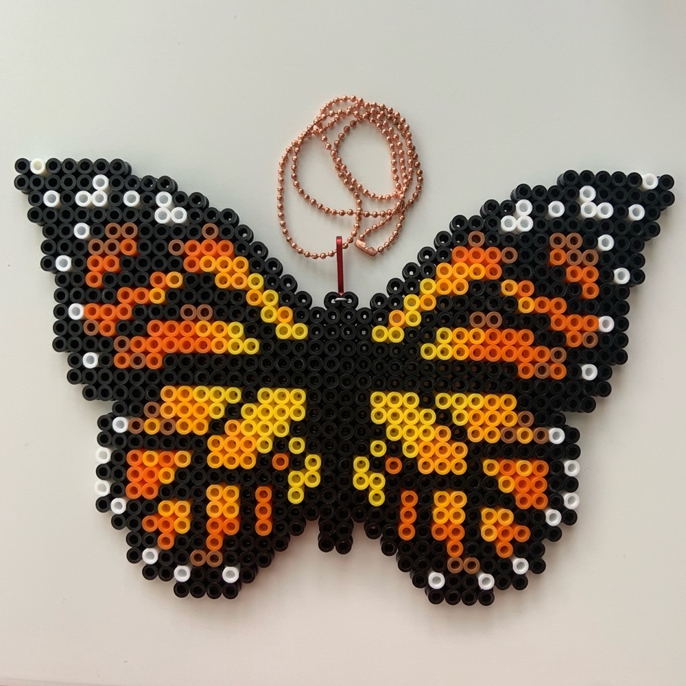 Monarch butterfly Perler bead